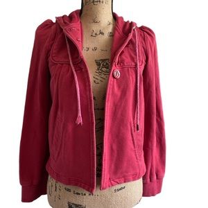 RARE VTG Sanctuary | Red Hooded Jacket | Small